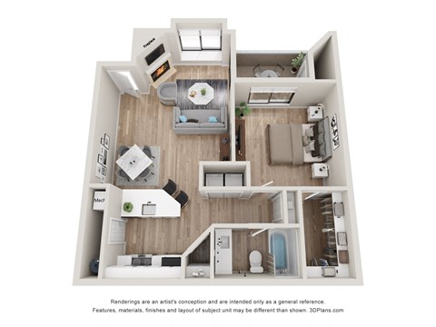 Magwood A1A 3D floorplan