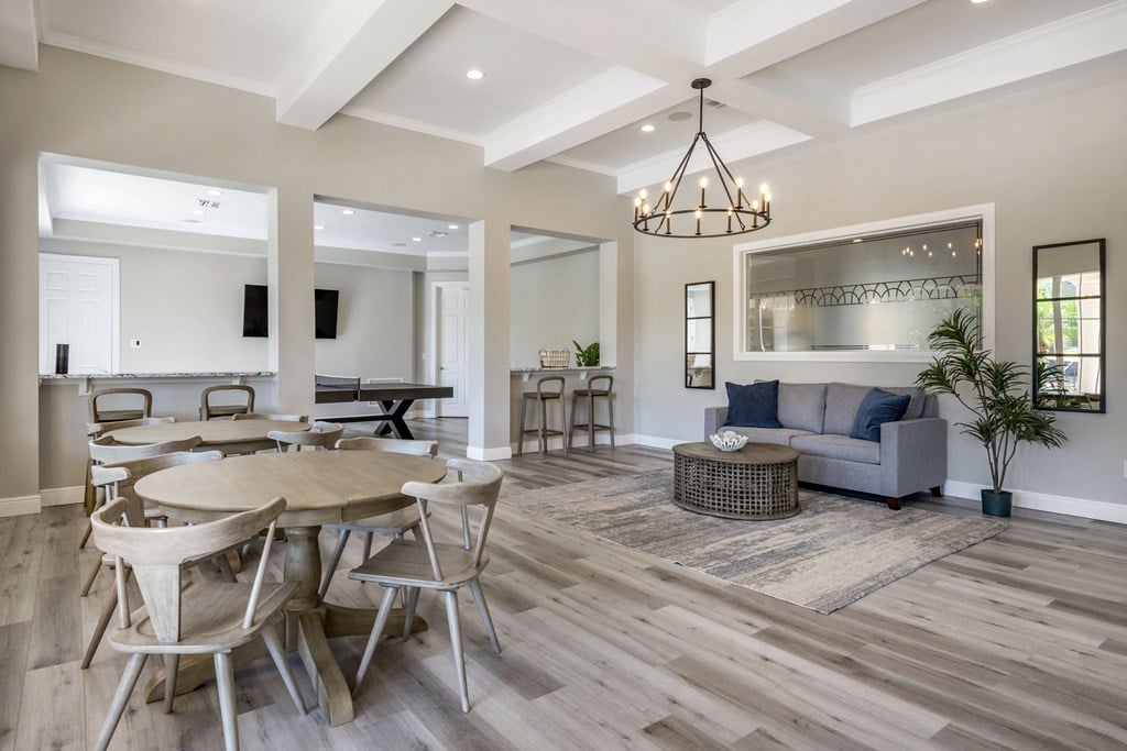 interior clubhouse and resident gaming lounge