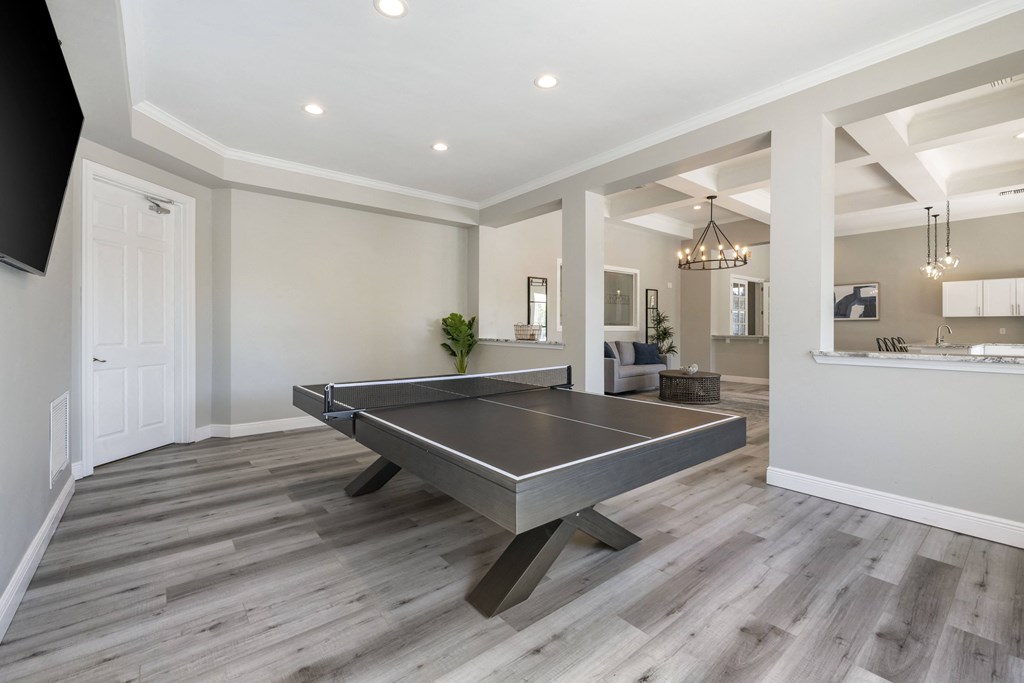 interior clubhouse and resident gaming lounge