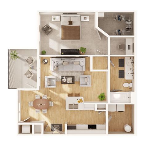 A1B one bedroom