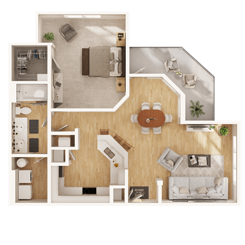 A1C one bedroom