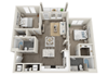 TryonFarms_B1_2bed_2bath_1080sqft_3D