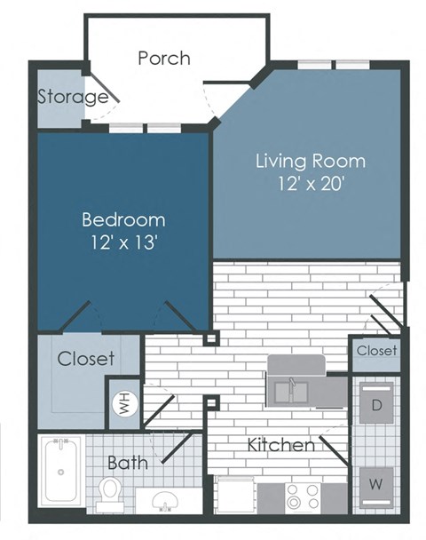 VillagesAtRaleighBeach_A1A_1b1b_687sqft_2D