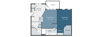 VillagesAtRaleighBeach_A1B_1b1b_865sqft_2D