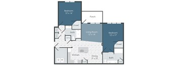 VillagesAtRaleighBeach_B2A_2b2b_1183sqft_2D