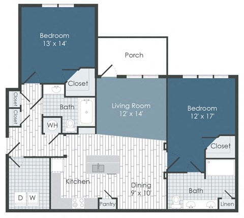 VillagesAtRaleighBeach_B2A_2b2b_1183sqft_2D