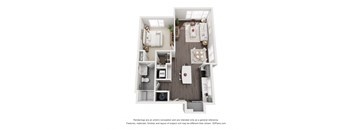 a 1 bedroom floor plan  summit  503 sq ft