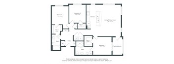 a floor plan of a house