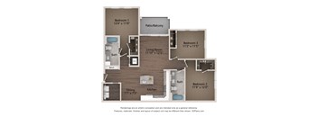 this is a 3d floor plan of a 2100 sq ft house