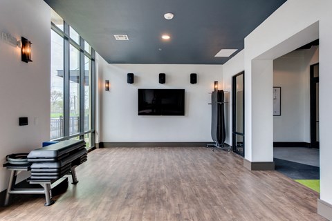 West Mockingbird Interior Fitness Center Yoga Room