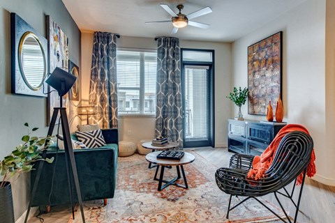 West Mockingbird Interior Model Living Room