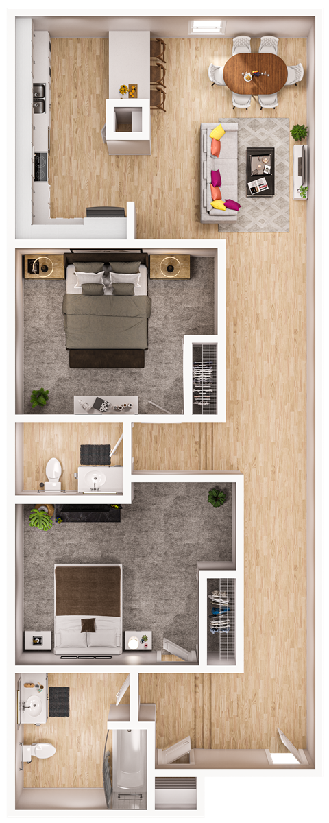 605 W Main St Suite C Studio-2 Beds Apartment for Rent - Photo Gallery 101