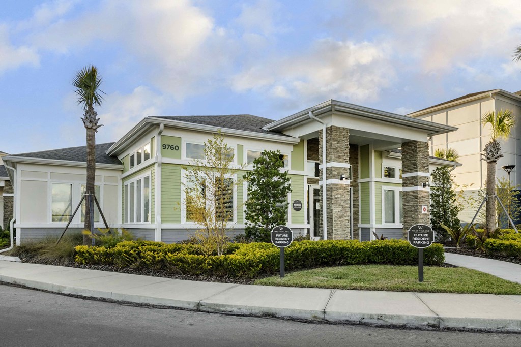 a house with a street sign in front of it