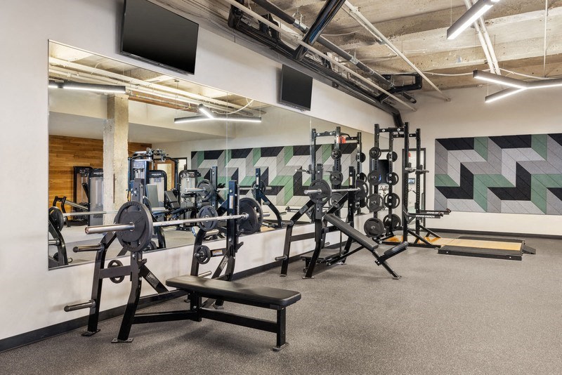 the gym at the collective venues old oak in chattanooga, tn