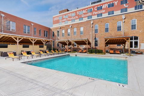 Resort style pool