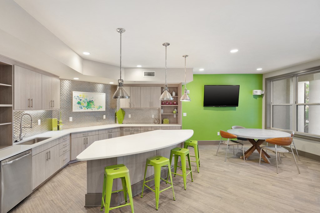 Modern resident lounge