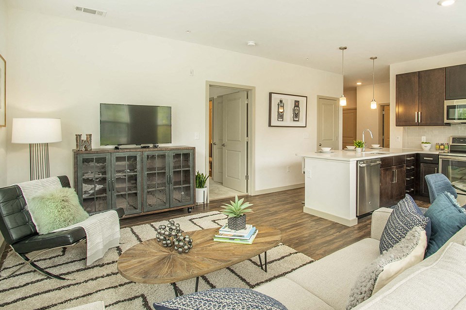 WesterlyatForgePark_Living Room and Kitchen