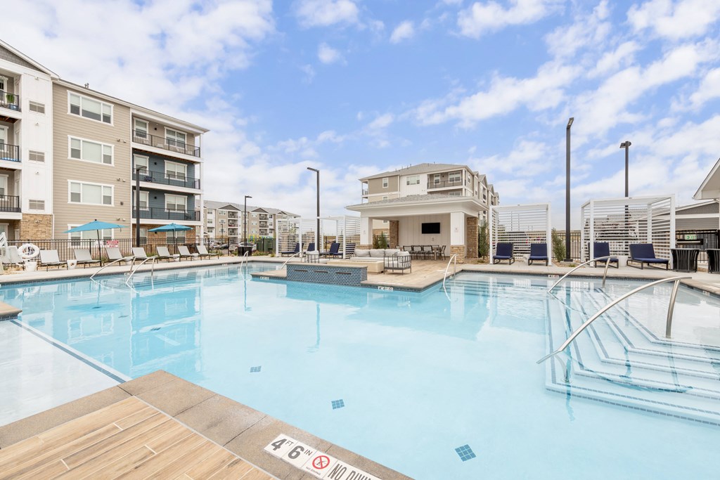 our apartments have a large resort style pool at our apartments