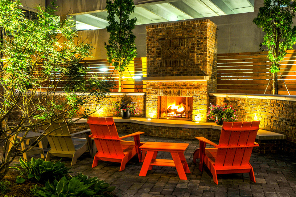 Fireplace Sitting Area at Bell Buckhead West, Georgia