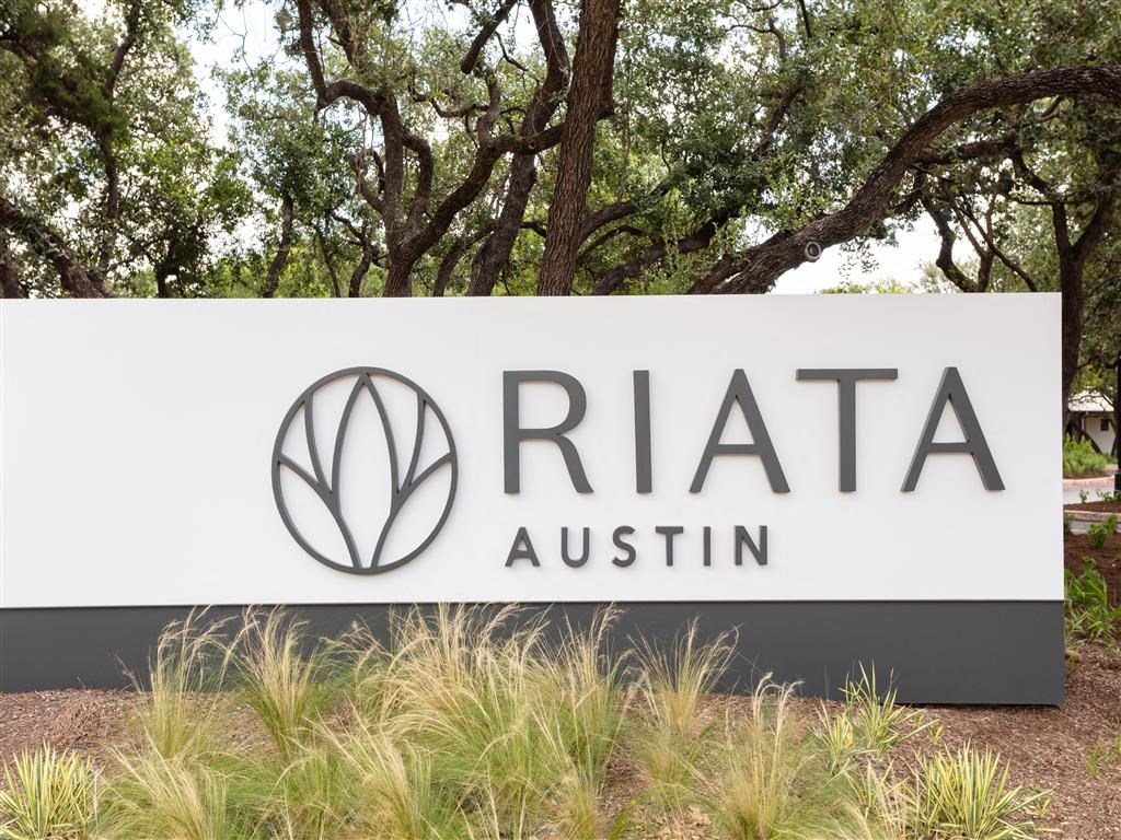 a sign forria at the entrance to the company headquarters