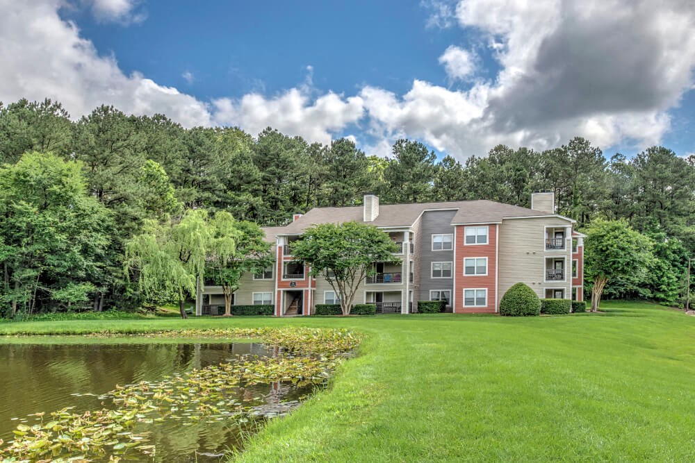 the building where the apartment is located