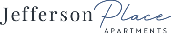 The image is of a sign for Jefferson Place Apartments.