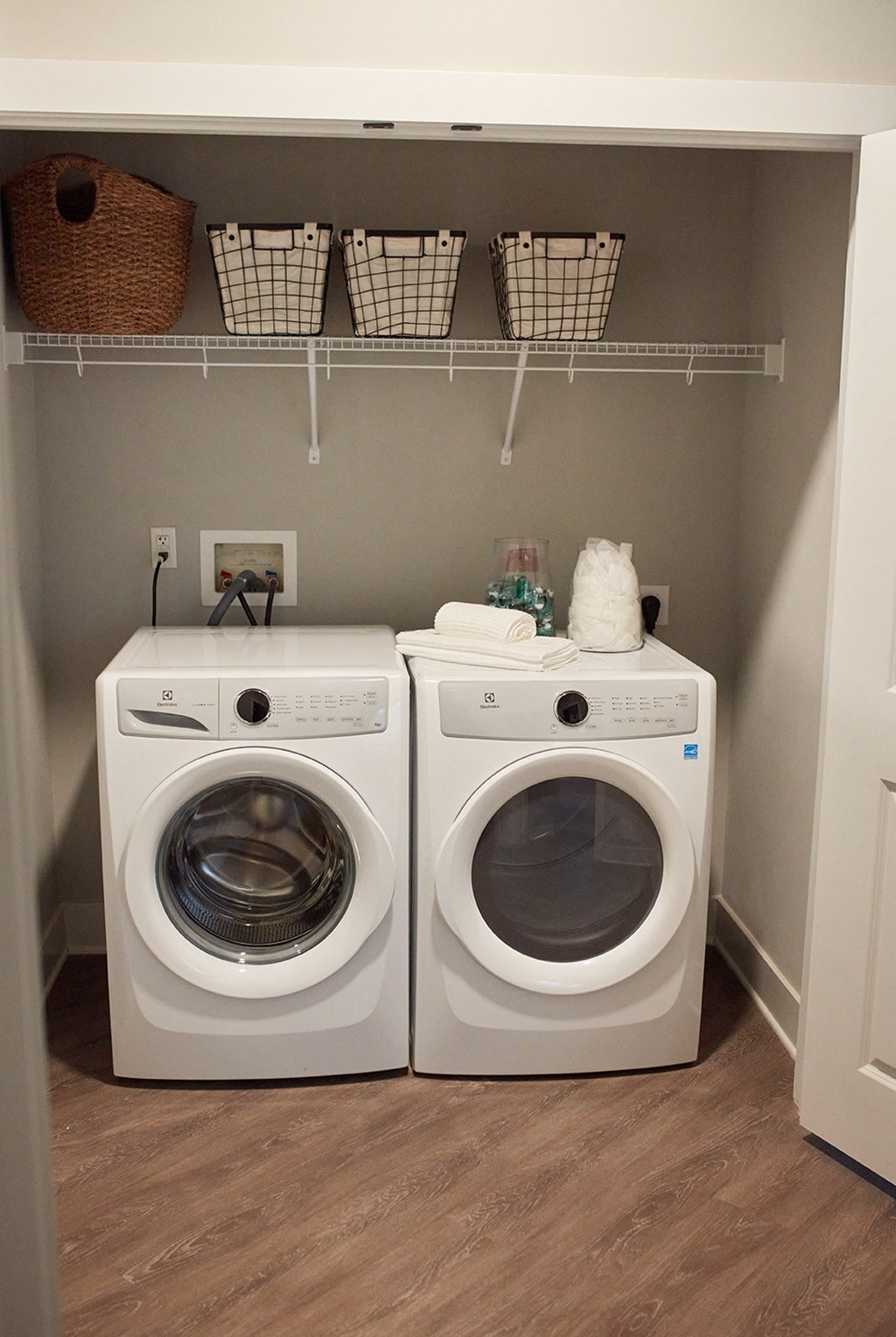 laundry with front loading machines