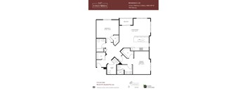 A floor plan for a residence in Columbia.