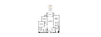 Sphere Floor Plan at 360 Luxury Apartments, California