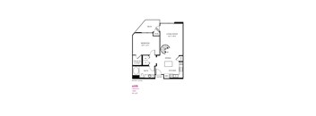 Axis Floor Plan at Metropolis Apartments, California