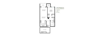 Pinnacle Floor Plan at Costa Verde Village Apartments, San Diego, CA 92122