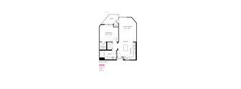 Edge Floor Plan at Metropolis Apartments, California, 92614