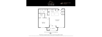 A1 Floor Plan Unit at Elysium, Phoenix, AZ