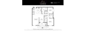 B5 Floor Plan Unit at Elysium, Phoenix, AZ, 85054