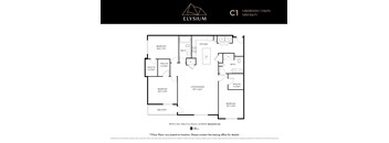 C1 Floor Plan Unit at Elysium, Phoenix, AZ