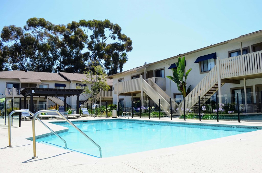 Outdoor Swimming Pool at La Jolla Canyon Apartments, San Diego, CA