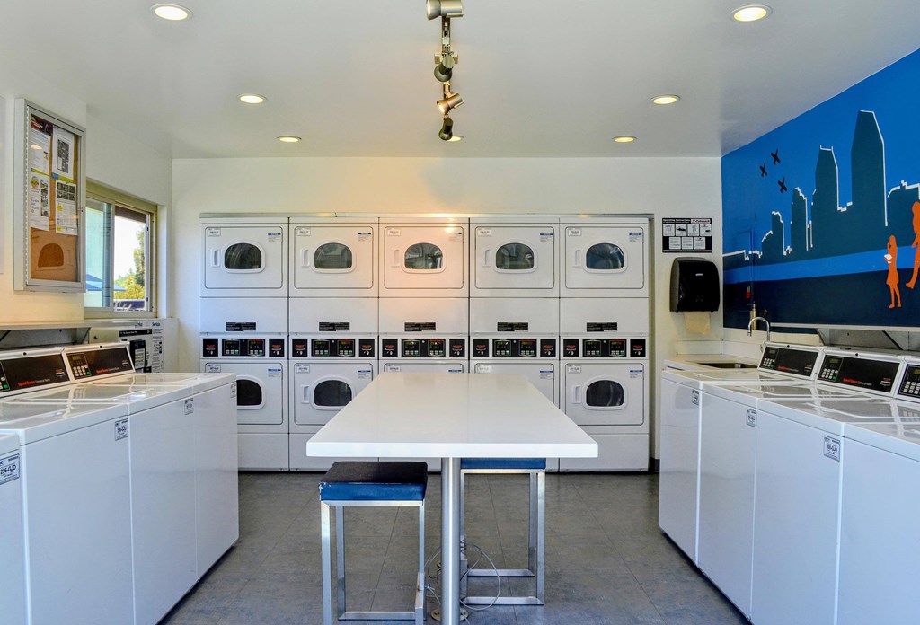 Laundry Room at La Jolla Canyon Apartments, San Diego, CA