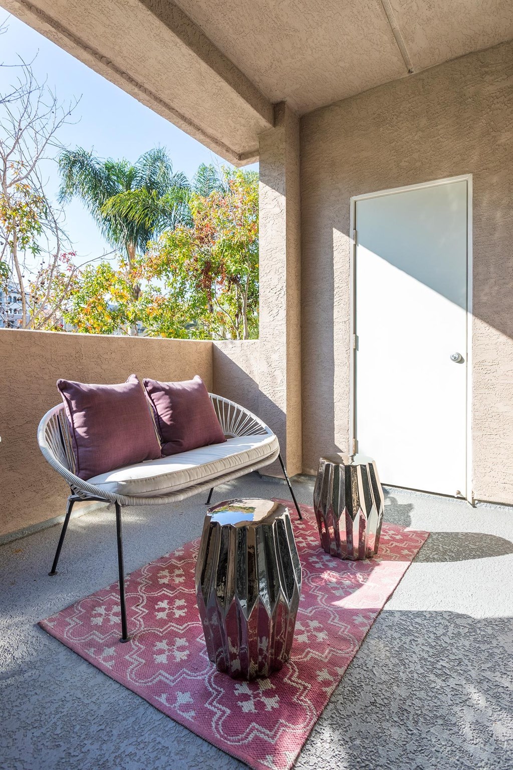Private Balcony And Patio at La Jolla Crossroads Apartments, San Diego, California