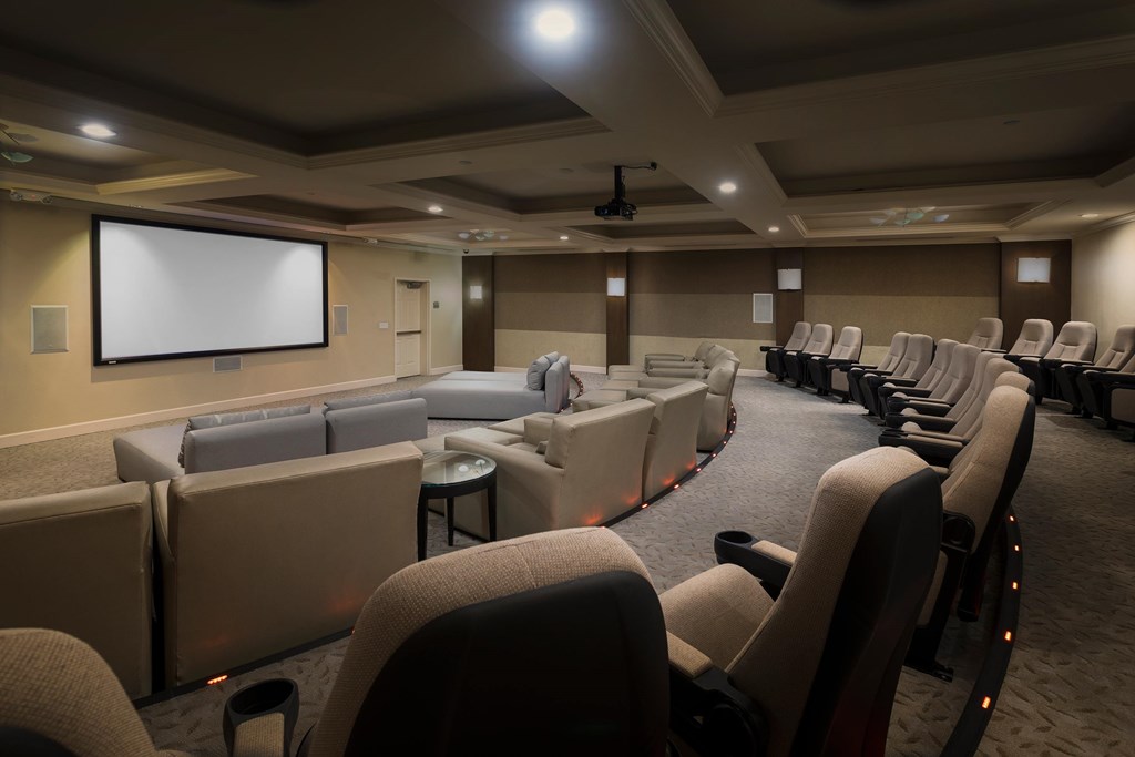 Movie Theatre at La Jolla Crossroads Apartments, San Diego, CA