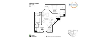 B-08  Two Bedroom w/Den