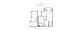 Siena with Mezzanine Floor Plan at La Jolla Crossroads Apartments, California