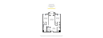 Firenze Floor Plan at La Jolla Crossroads Apartments, San Diego, 92122