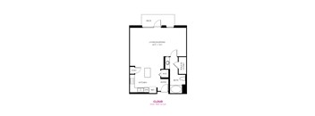Cloud Floor Plan at Metropolis Apartments, IRVINE, CA