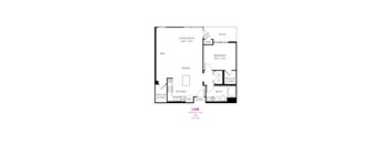 Link Floor Plan at Metropolis Apartments, IRVINE, CA