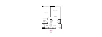 Volta Floor Plan at Metropolis Apartments, IRVINE, CA 92614