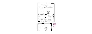 Fusion Floor Plan at Metropolis Apartments, IRVINE