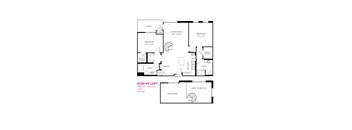 Icon Floor Plan at Metropolis Apartments, IRVINE