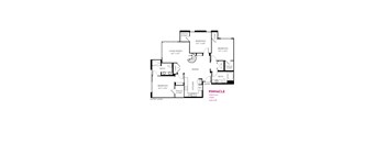 Pinnacle Floor Plan at Metropolis Apartments, IRVINE California