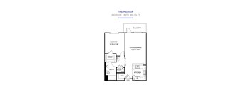 Merida Floor Plan at Torrey Gardens Apartments, San Diego, CA