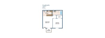 Pinnacle Floor Plan at La Jolla Canyon Apartments, San Diego, CA